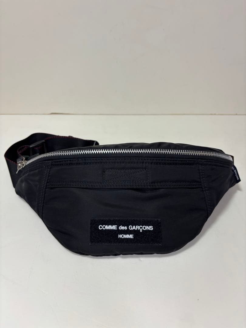 COMME des GARCONS HOMME 中綿入り ウエストポーチ 迷彩柄