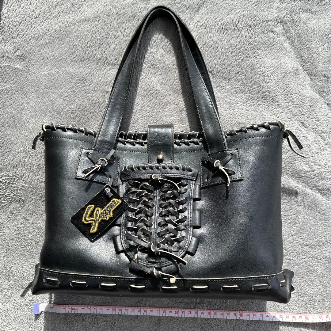 久保田スラッガー　レザートートバッグ