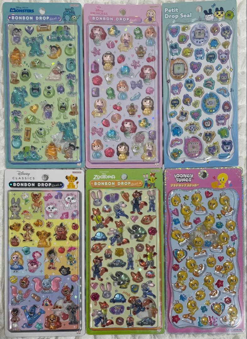 【正規品】ボンボンドロップシール ディズニー