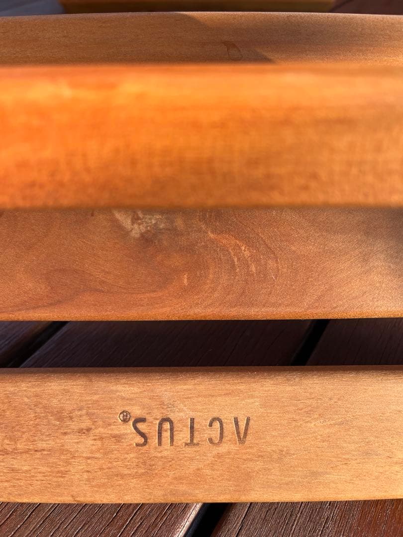 DSR様【ACTUS】折りたたみ木製ガーデンチェア