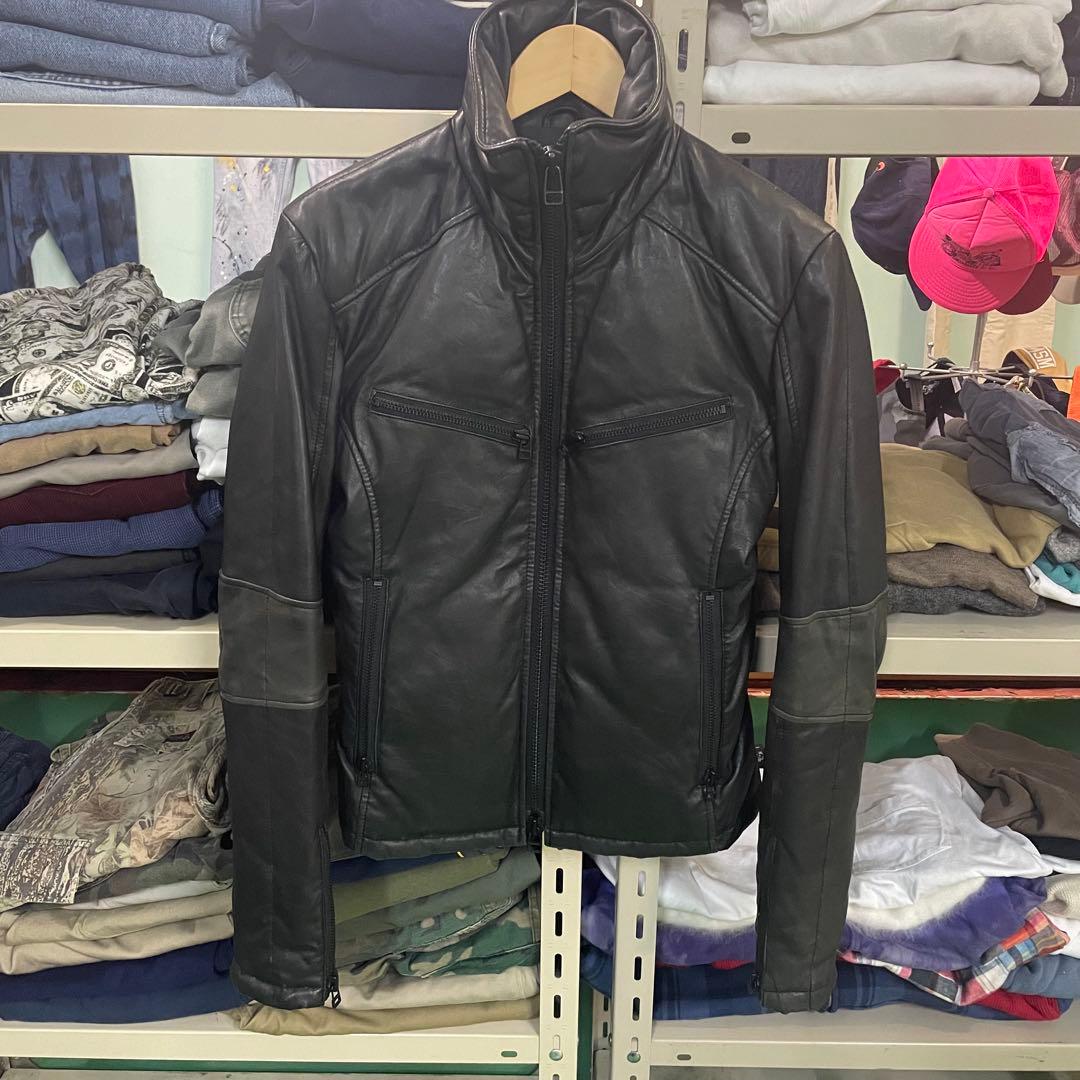 00s バッファローボブズ 羊革 シングルライダースジャケット ファントム