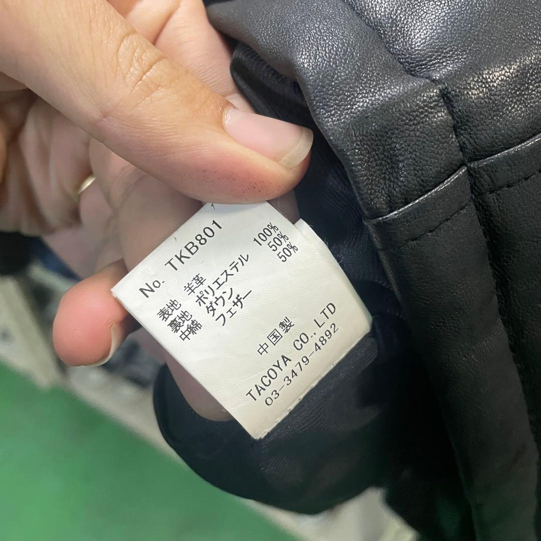 00s バッファローボブズ 羊革 シングルライダースジャケット ファントム