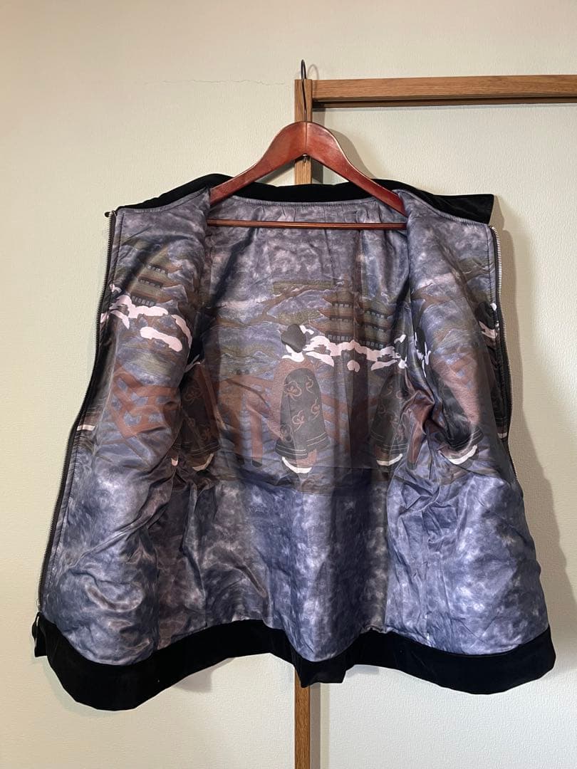 し*た様 ベルベット スカジャン レプリカ　鷹 龍 Japan