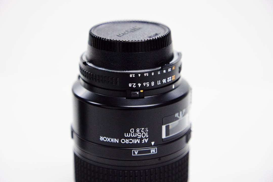 NIKON AF MICRO NIKKOR 105mm F2.8 D フード付き