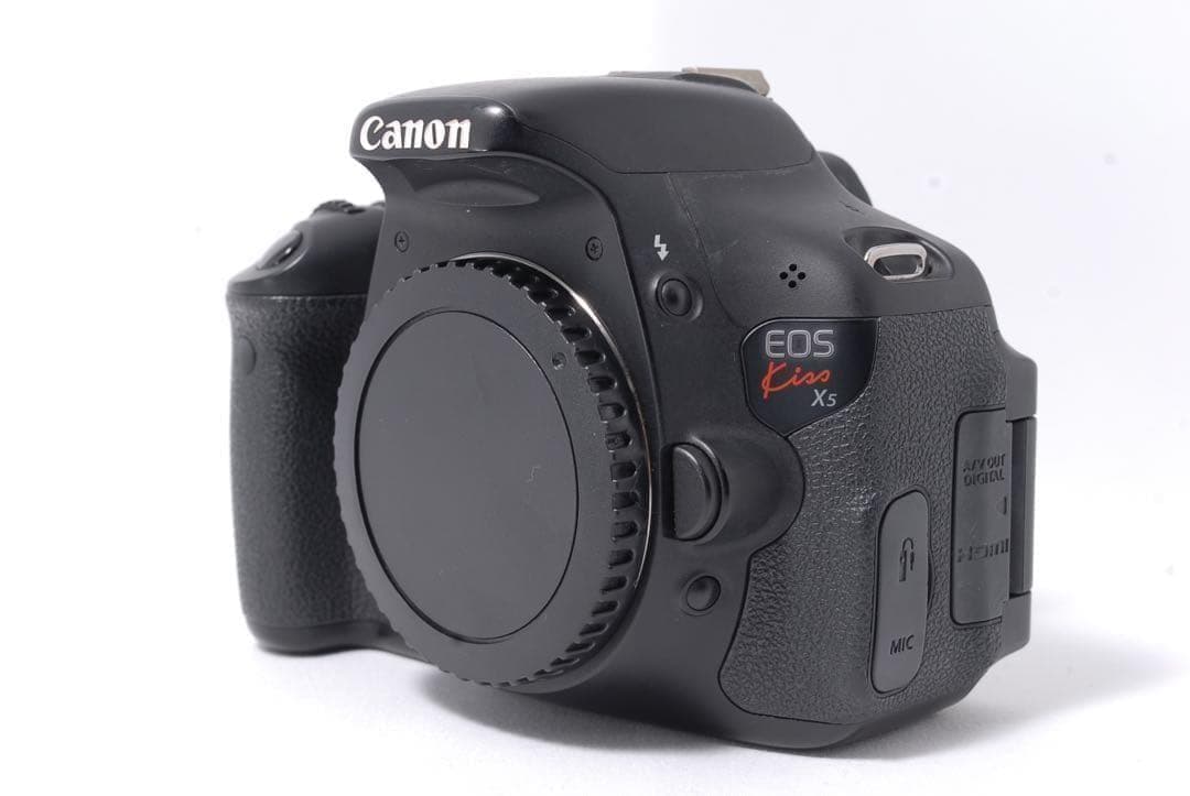 一眼レフデビューに✨Canon EOS Kiss X5✨手ぶれ補正レンズ！自撮り