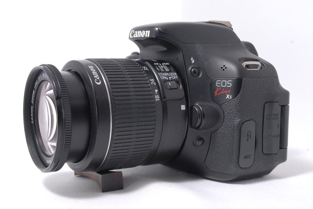 一眼レフデビューに✨Canon EOS Kiss X5✨手ぶれ補正レンズ！自撮り