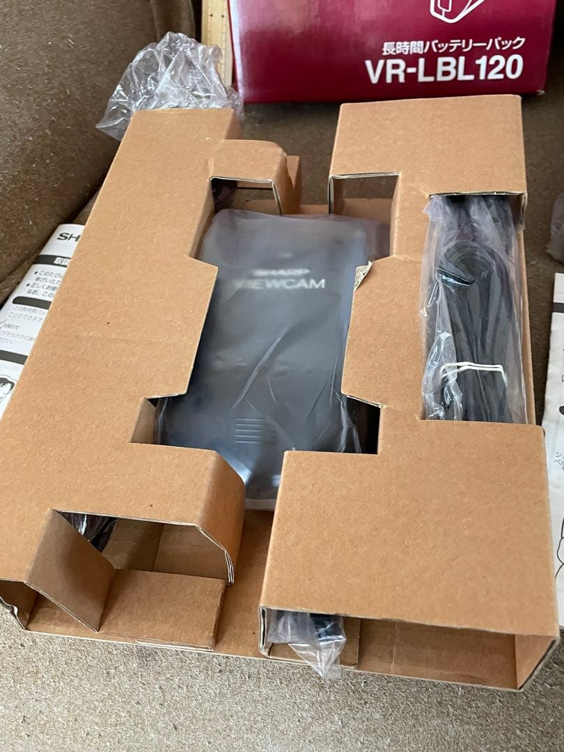 液晶ビューカム　長時間バッテリーパック　VR-LBL120 2個セット