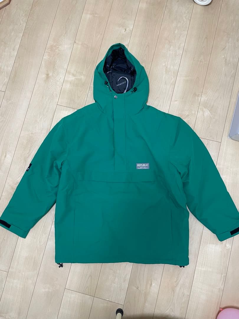 REPUBLIC&CO XL グリーン アノラック　未使用品