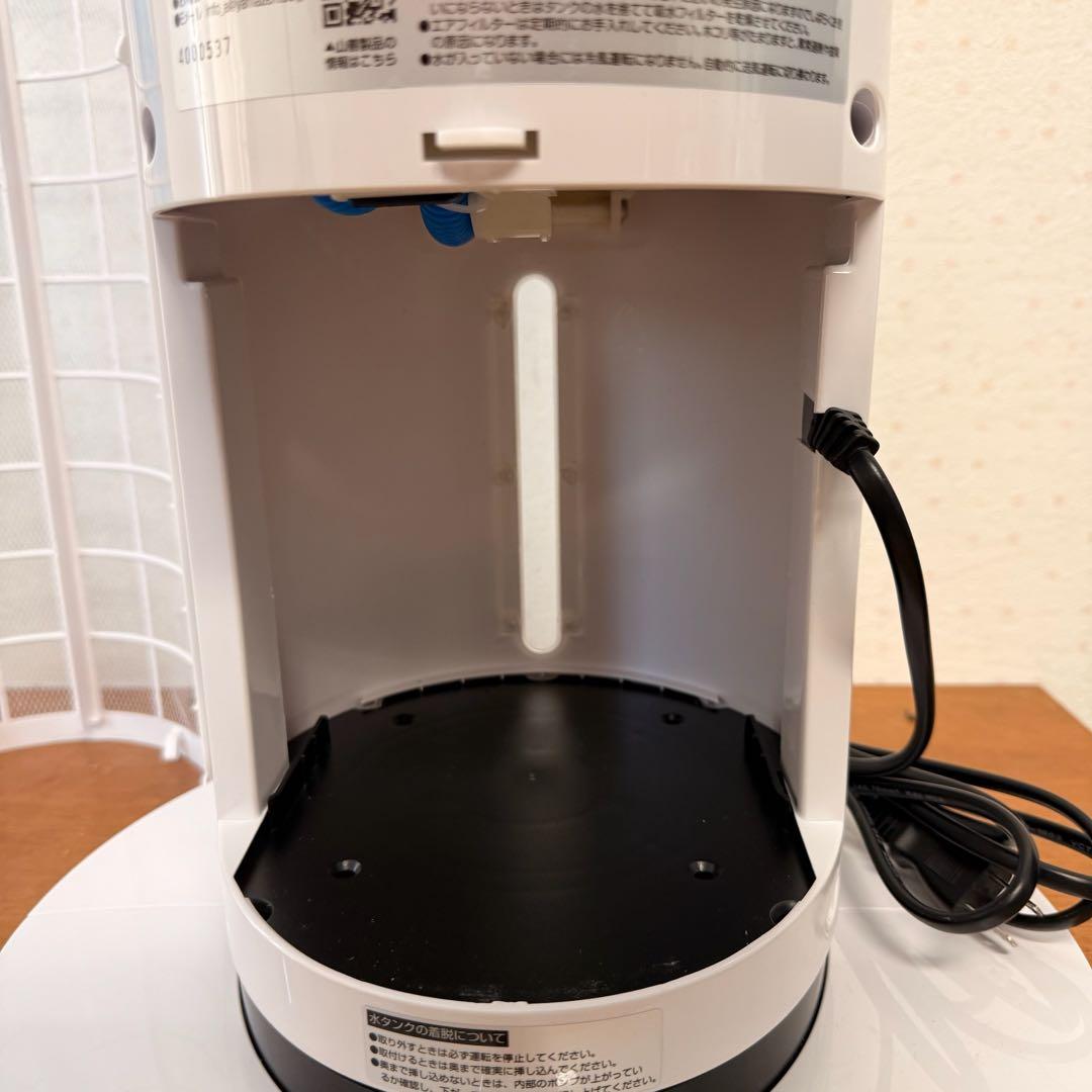● 美品 山善 冷風機 左右自動首振り 水タンク着脱式 FCR-BWG403
