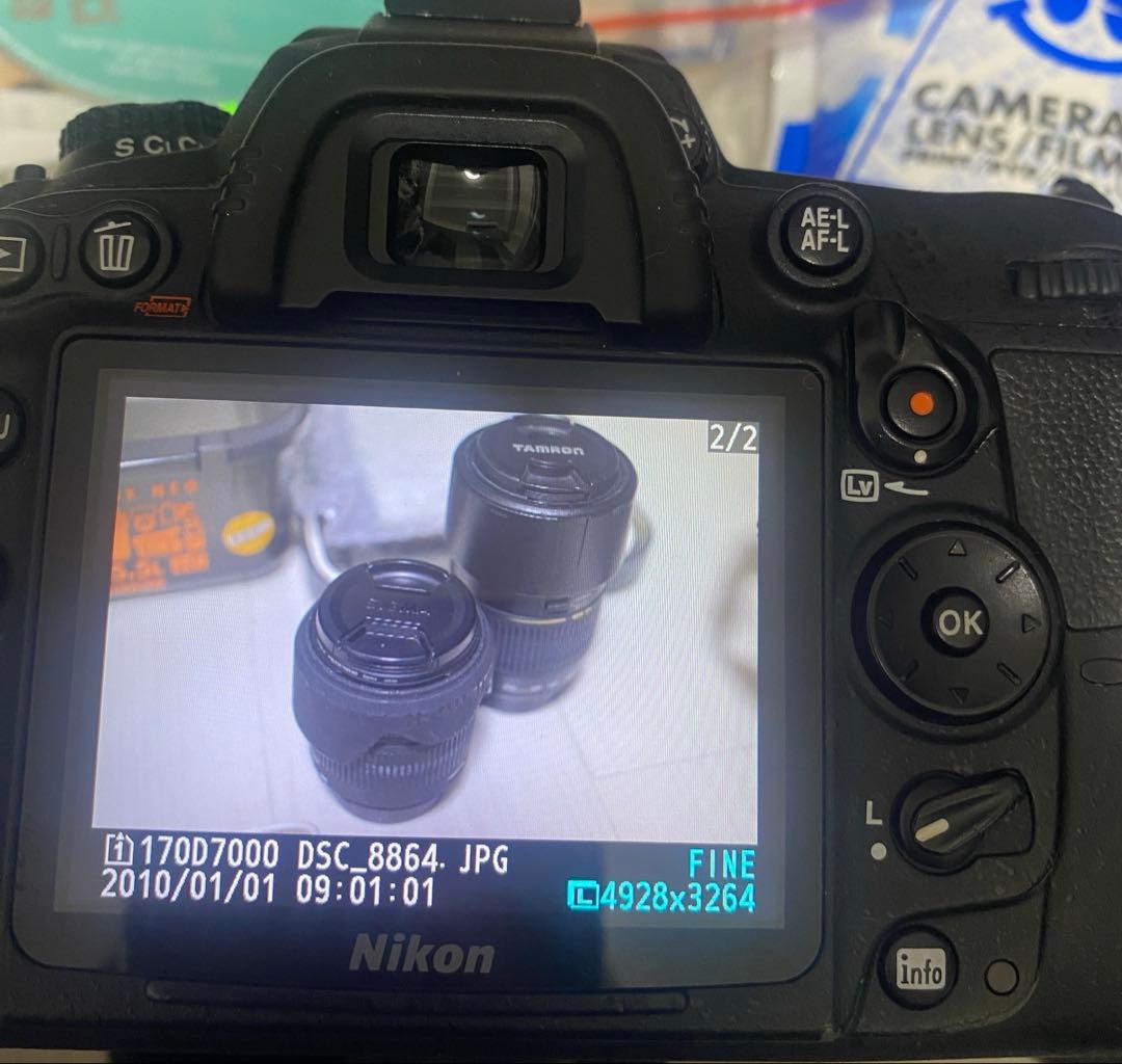 値下　Nikon D7000 レンズ3本セット　カスタム付属品付き