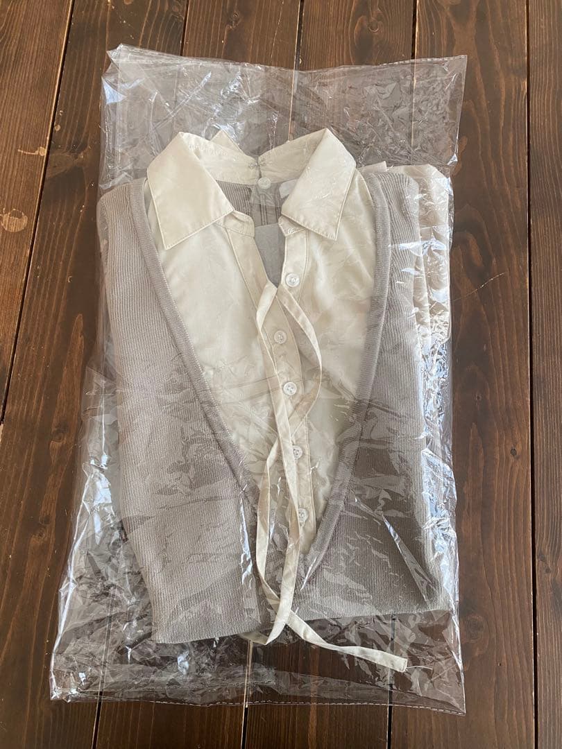 ダーリッチ Darich シャツドッキングプリーツミニワンピース F