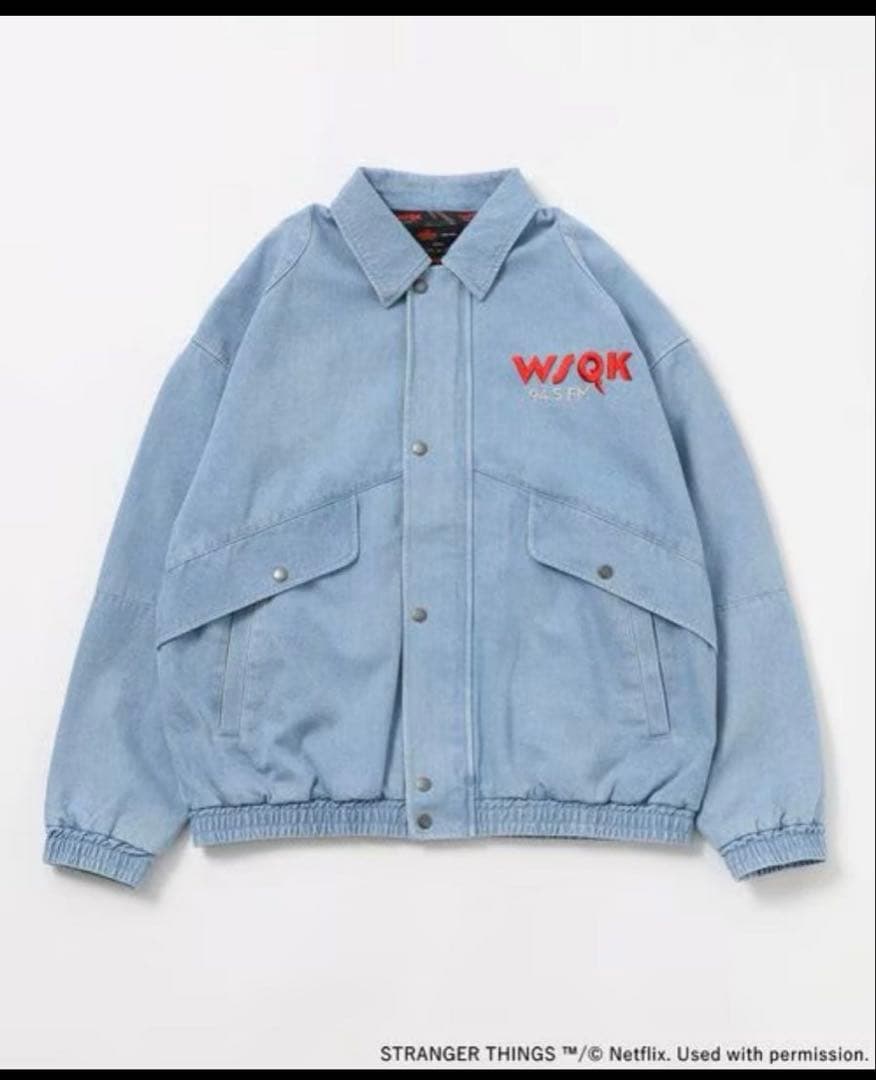 niko and... STRANGER THINGS コラボデニムブルゾン新品