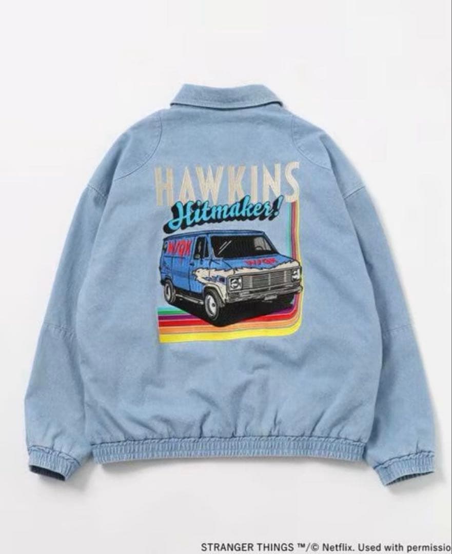 niko and... STRANGER THINGS コラボデニムブルゾン新品