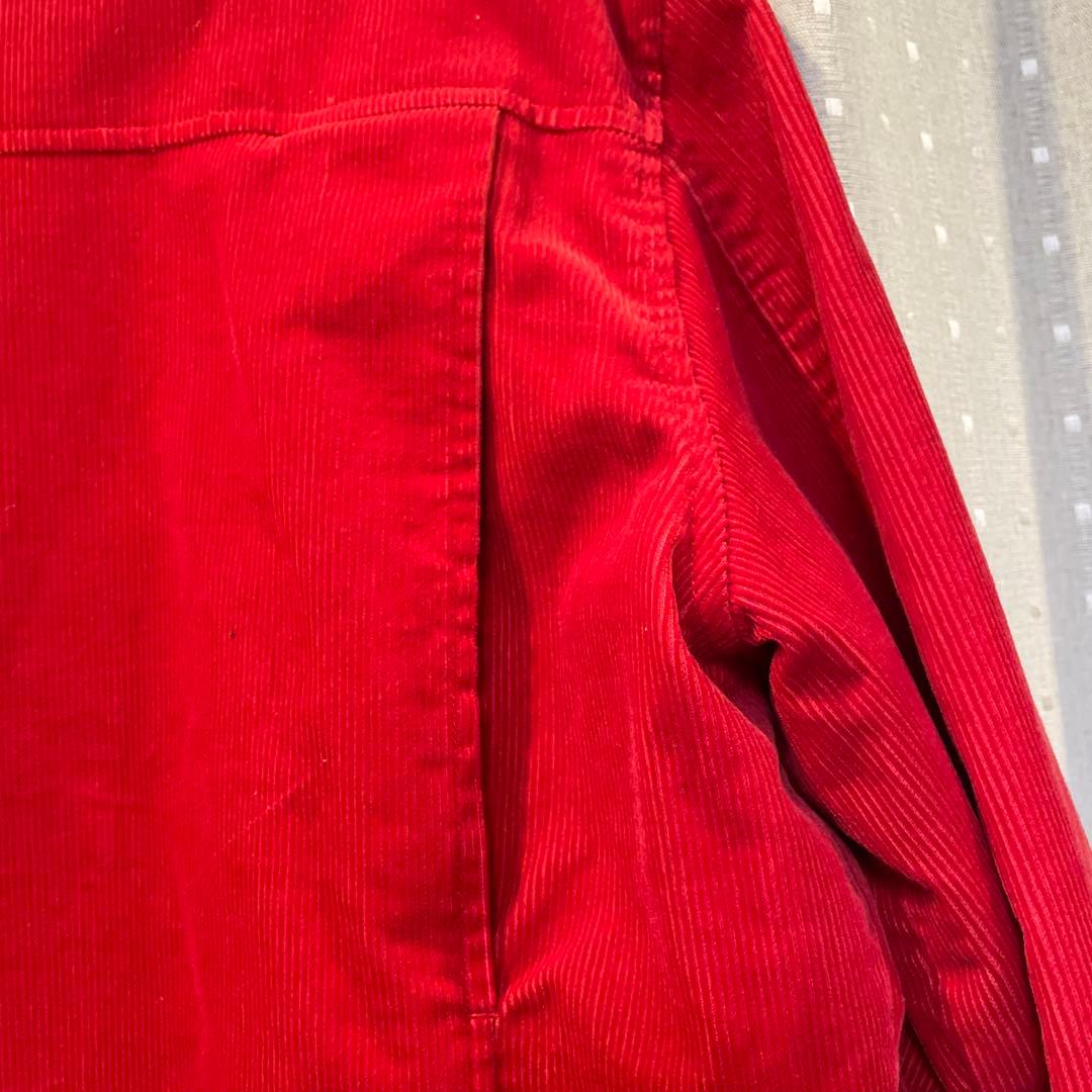 ◯ポロ・ラルフ・ローレン 赤 コーデュロイ スウィングトップ