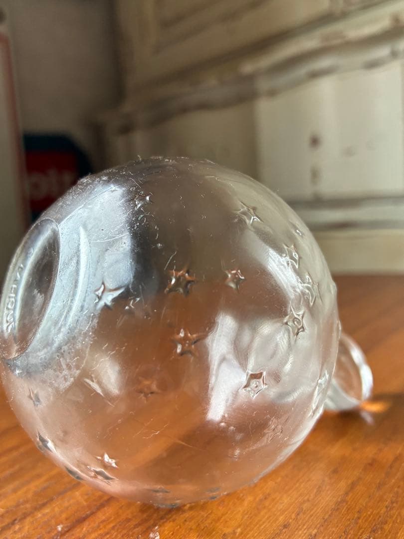 フランス　アンティーク　ガラス　パフューム　ボトル　香水瓶　ラリック　ビン　星