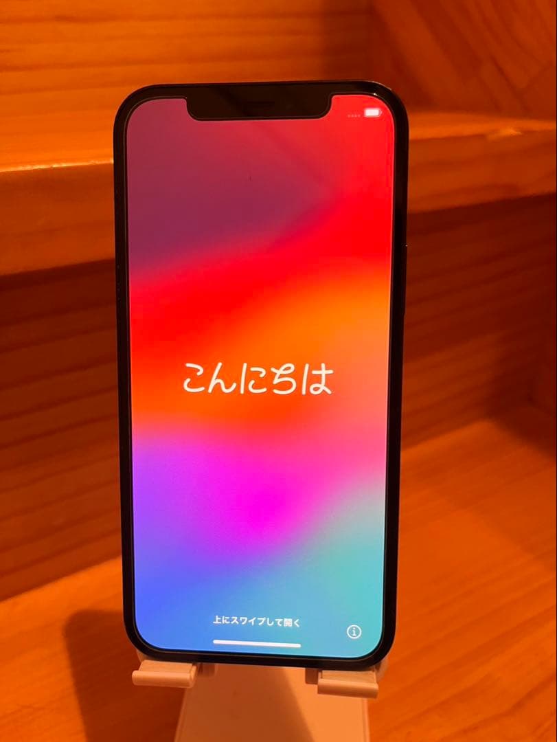 【美品】 Apple iPhone 12 ブラック 本体SIMフリー