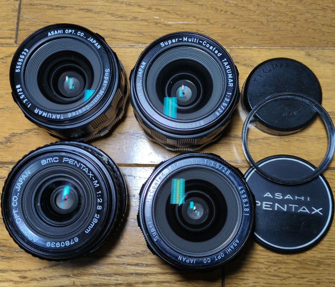 PENTAX 28mm レンズ4本セット M42 オールド