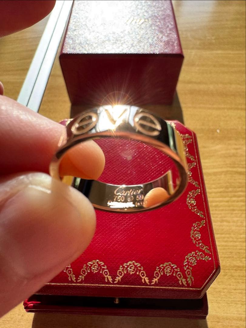 Cartier ラブリング2006年限定（LOVE刻印2006年のみ）サイズ59