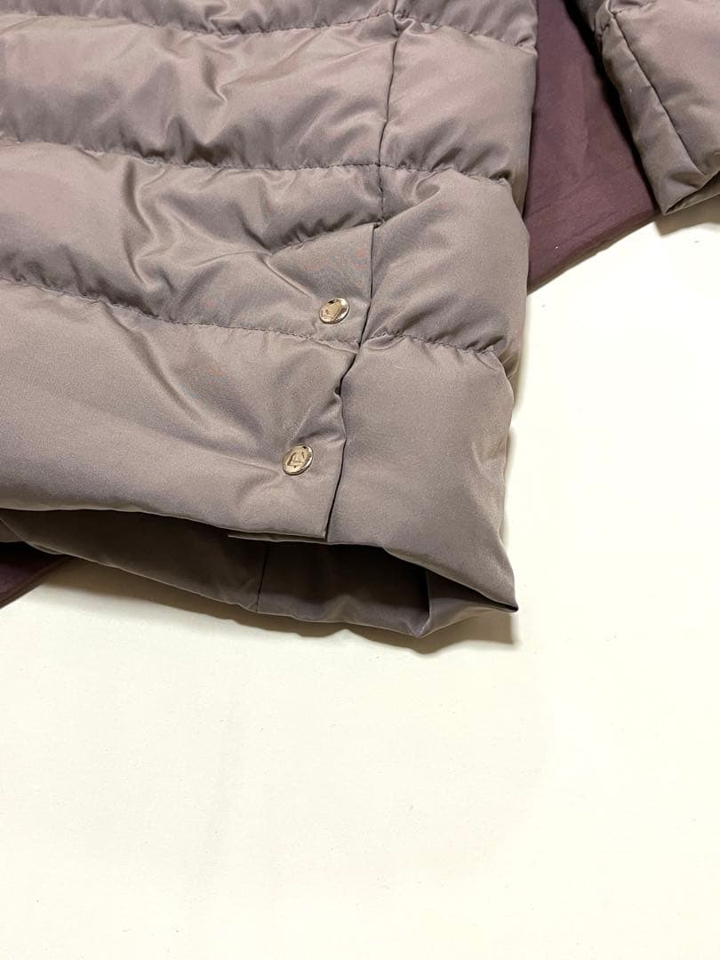 エニィスィス　ダウンコート　フォックスファー　ロングコート　Aライン　美品