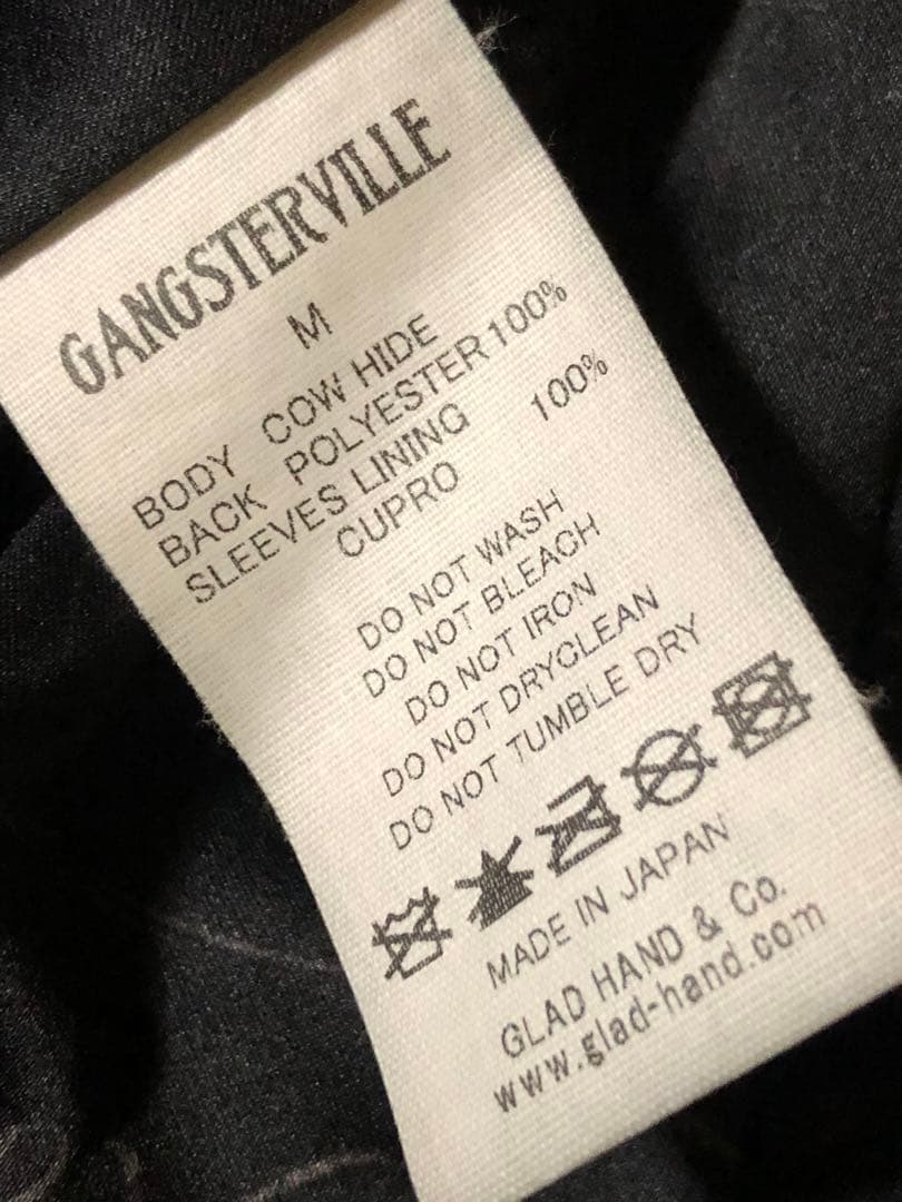 GANG STER VILLE レザージャケット　1