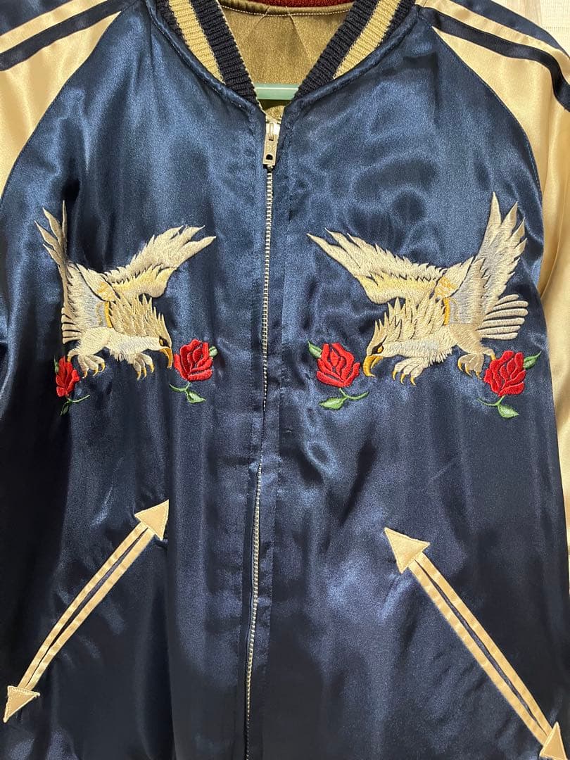 テーラー東洋　スカジャン　虎✖️鷲　S