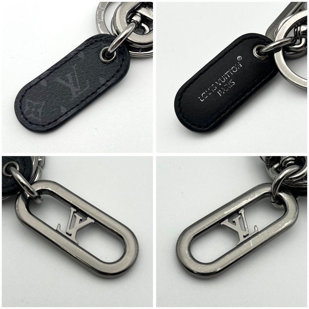 美品✨箱付 ルイヴィトン キーホルダー LVシグネチャー キーリング エクリプス