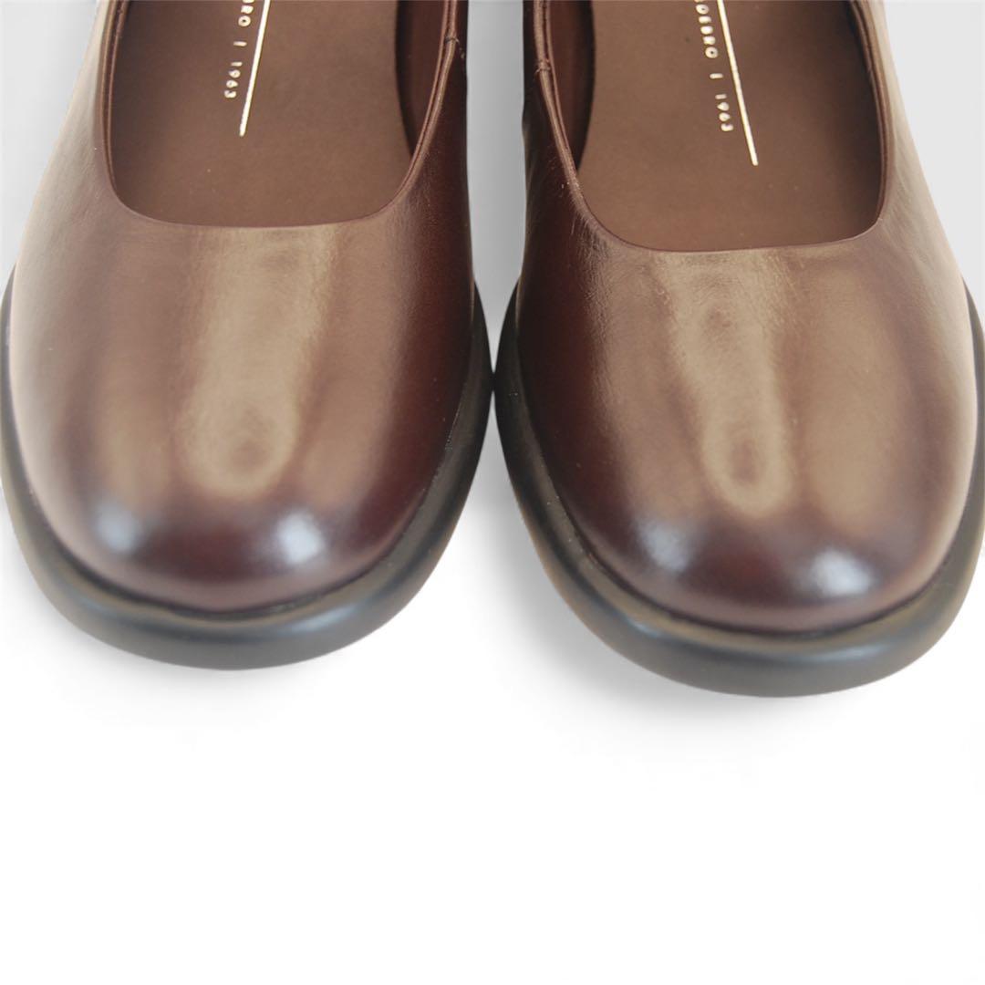 ゆ*。様 ★美品★eccoスカルプテッド LX35 パンプス ストラップ付24.