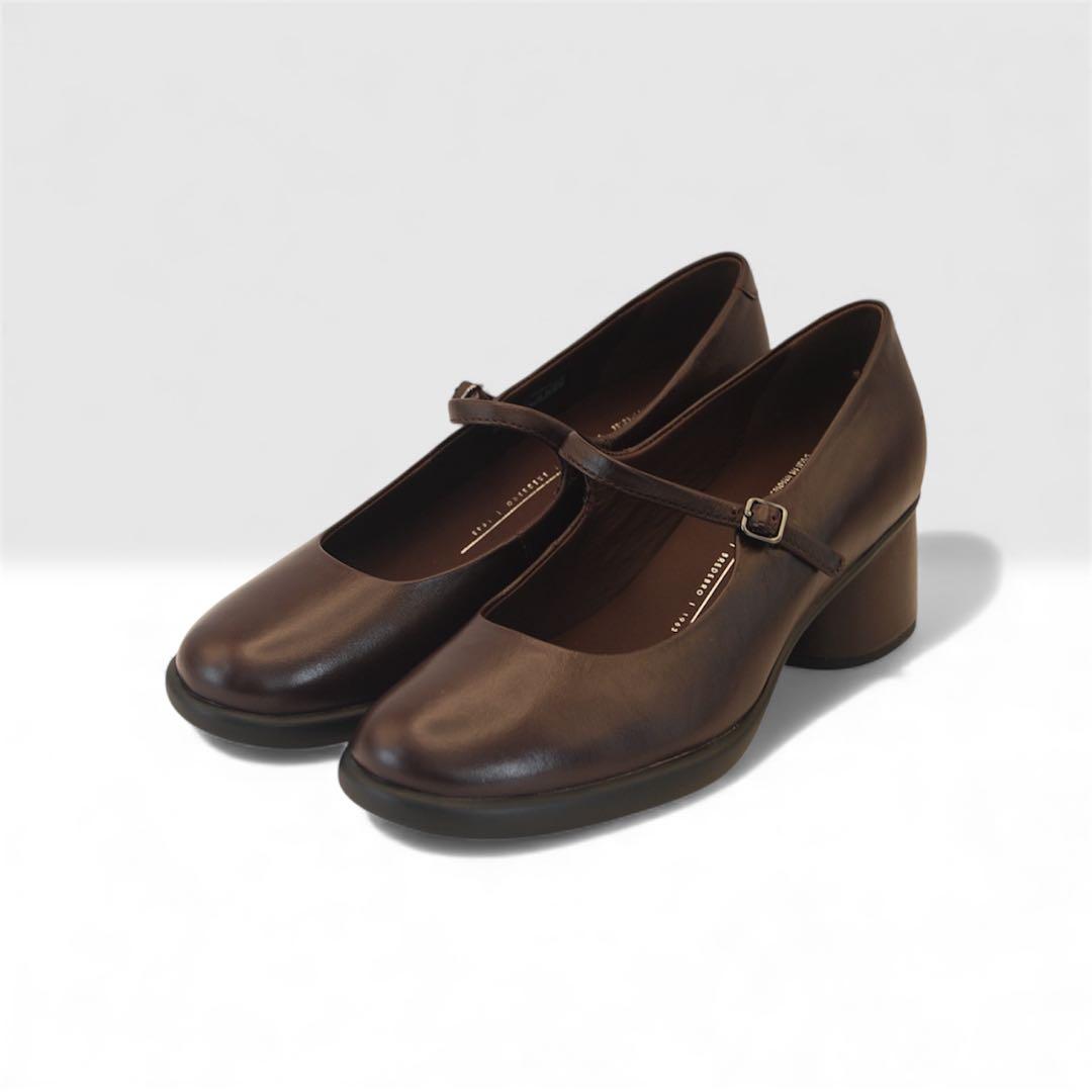 ゆ*。様 ★美品★eccoスカルプテッド LX35 パンプス ストラップ付24.