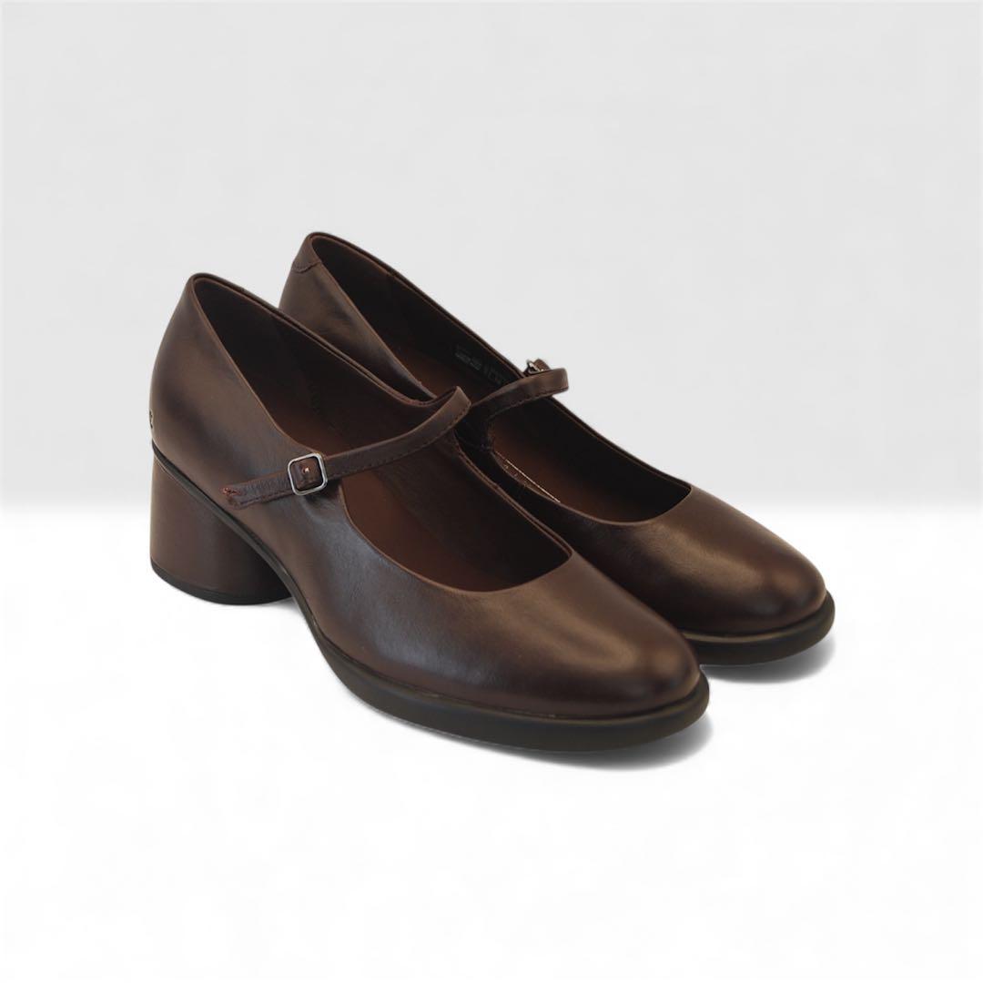 ゆ*。様 ★美品★eccoスカルプテッド LX35 パンプス ストラップ付24.