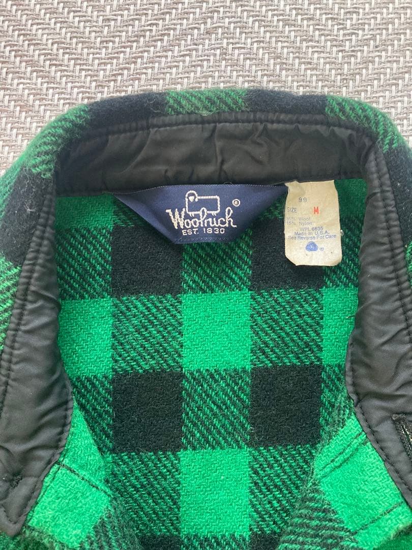 Woolrich 80年代チェックネルシャツ USA製 ウールリッチM