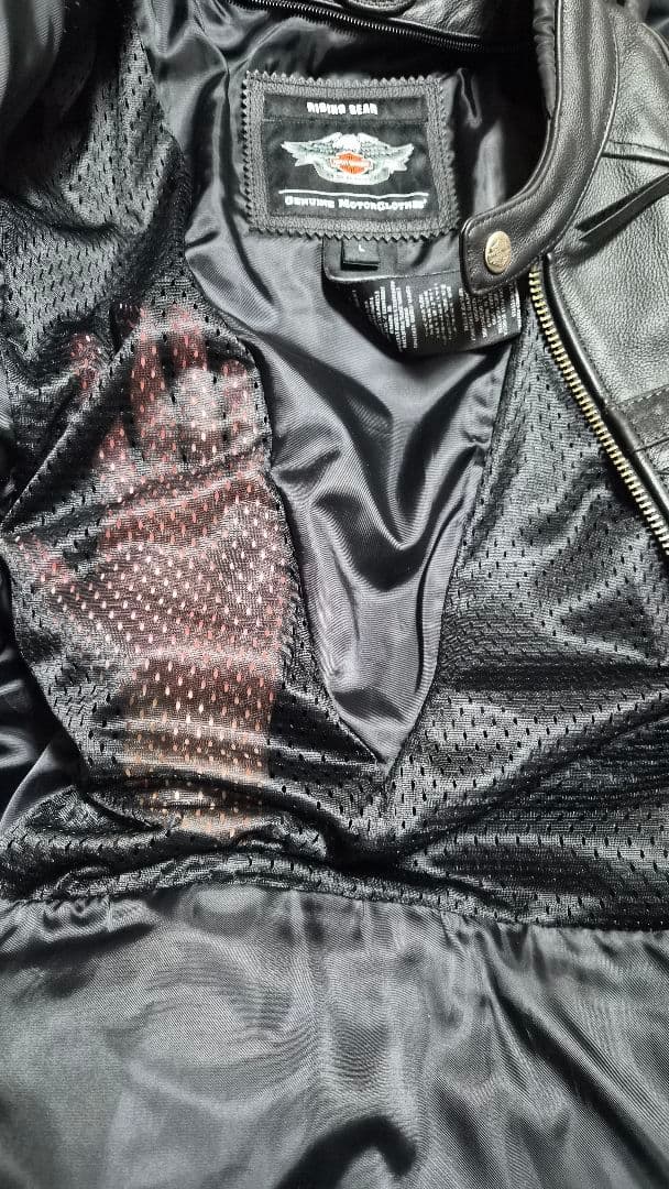 Harley-Davidson ブラックレザージャケット