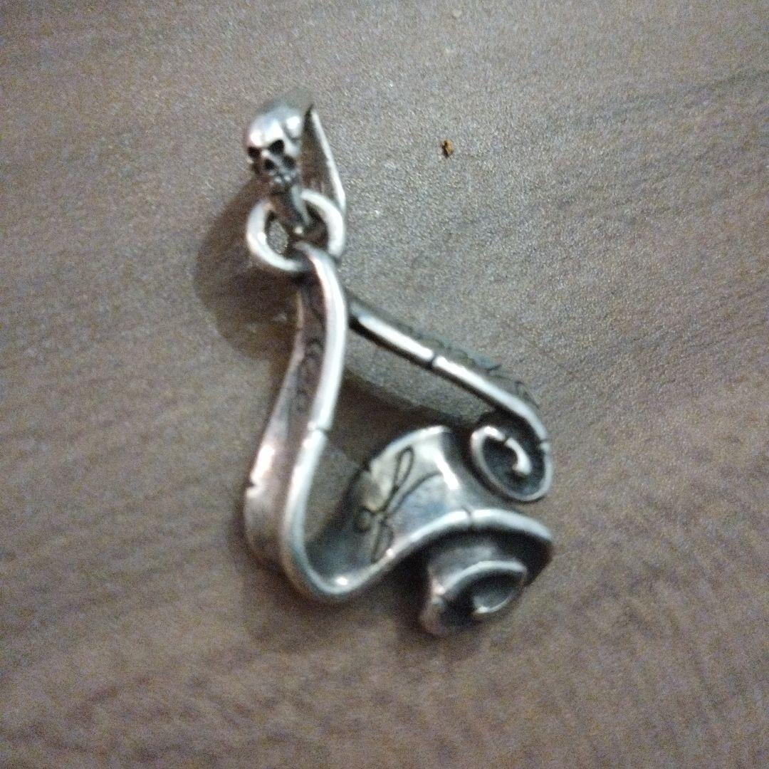 ラットレース正規品レア シルバー925 スカル ガボール クロム 18k