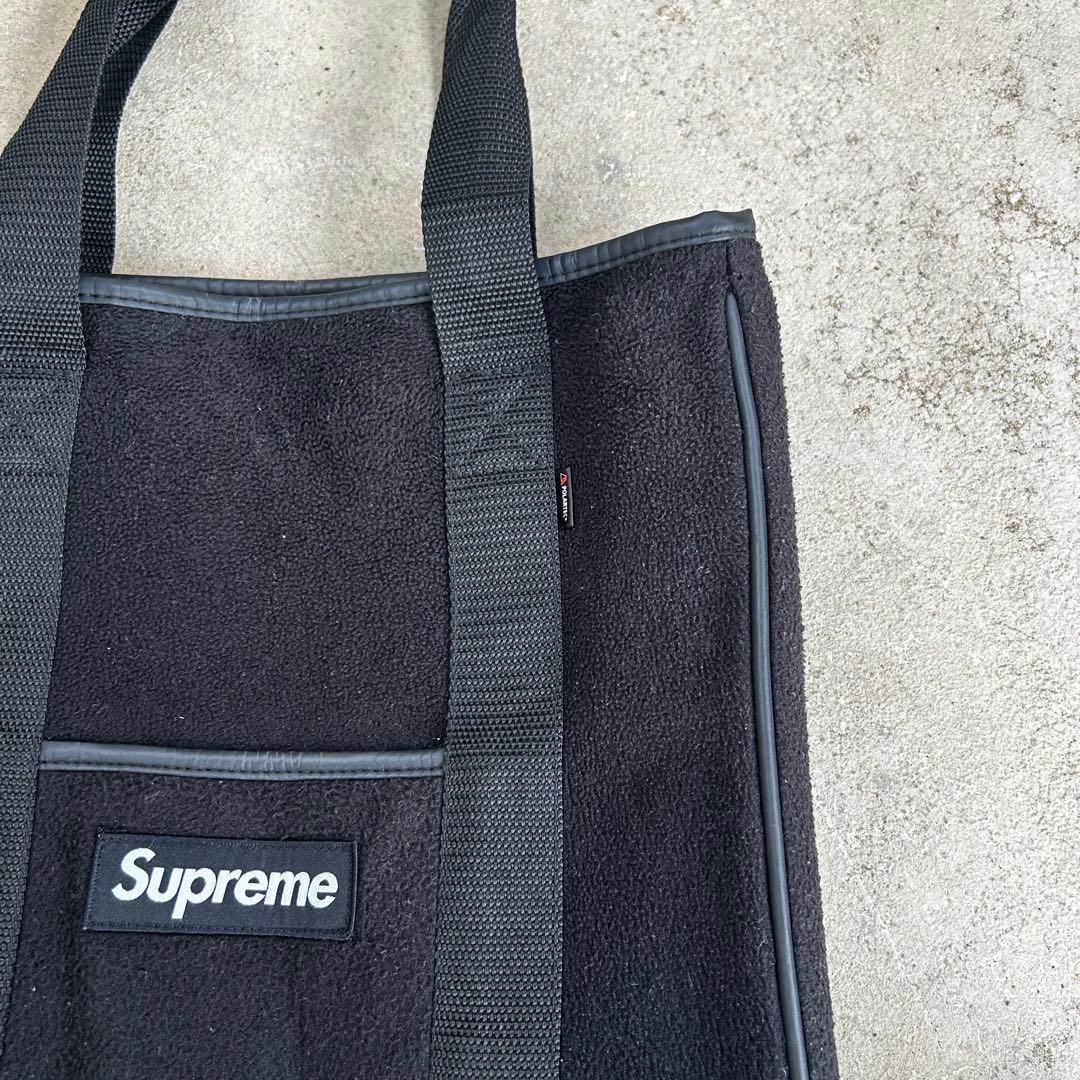 18AW Supreme Polartec tote bag フリース ポーラー