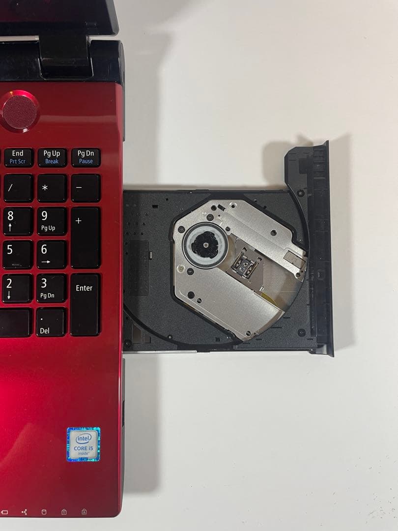 【限定1台】NEC LAVIE ☆レッド☆新品SSD☆すぐ使える☆ブルーレイOK