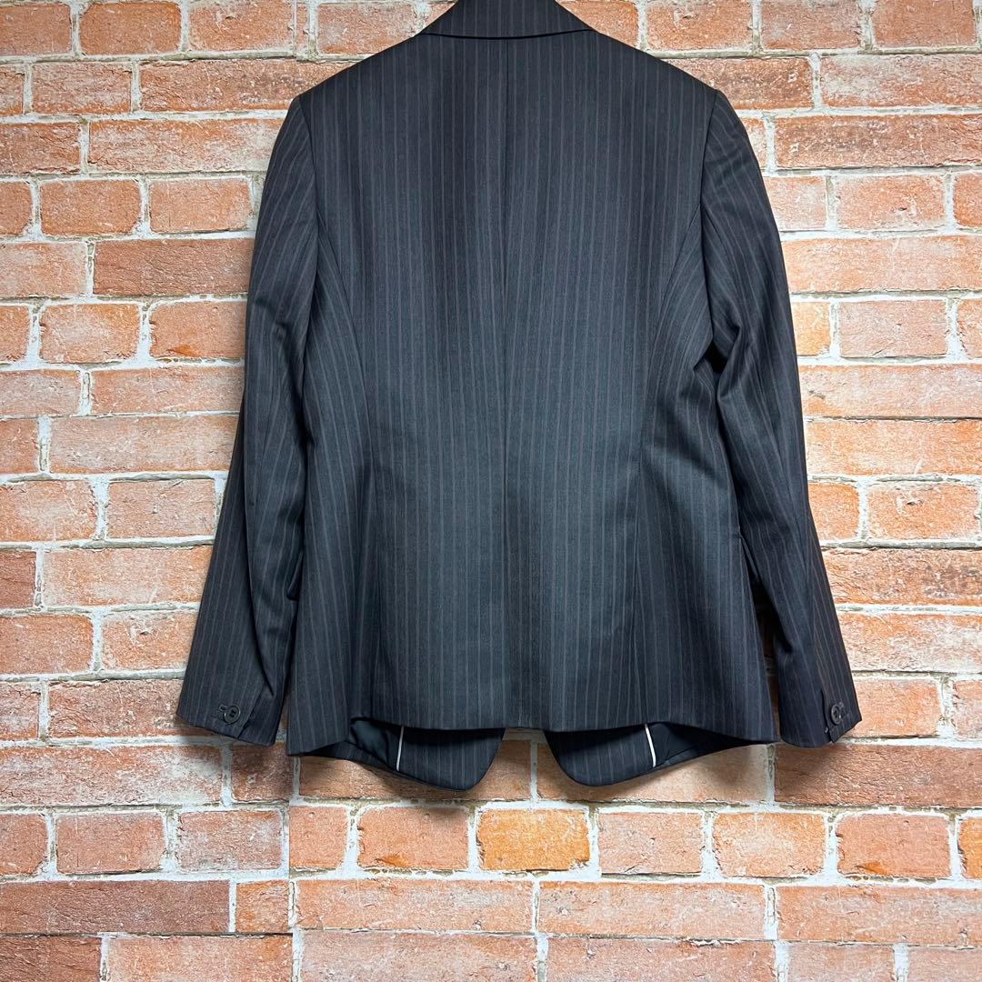 [未使用級]セオリー　CL STRIPE パンツスーツセットアップ　ウールシルク