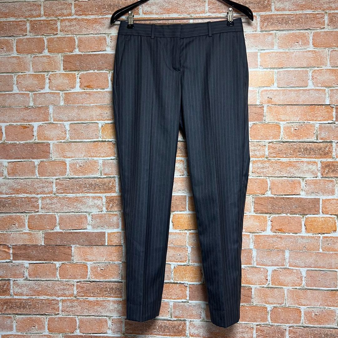 [未使用級]セオリー　CL STRIPE パンツスーツセットアップ　ウールシルク