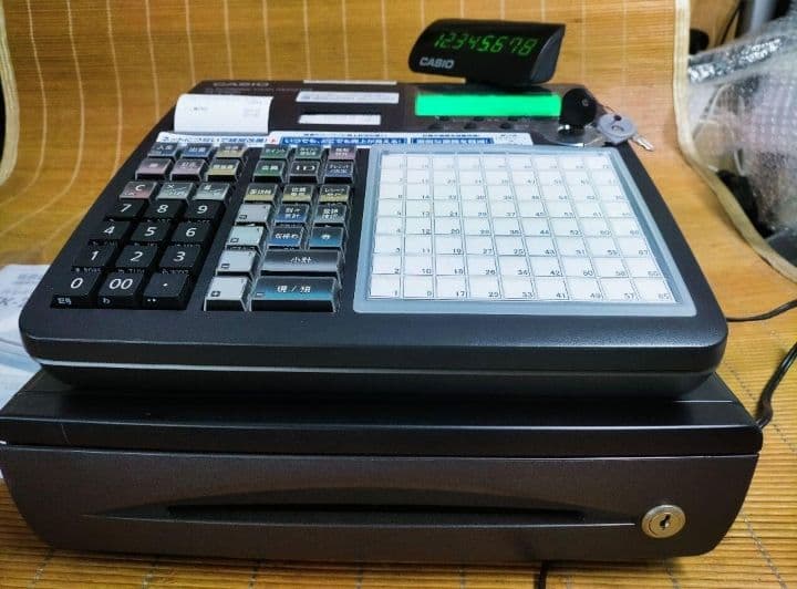 カシオレジスター　TK-2500　設定無料　72タッチ3面　615466