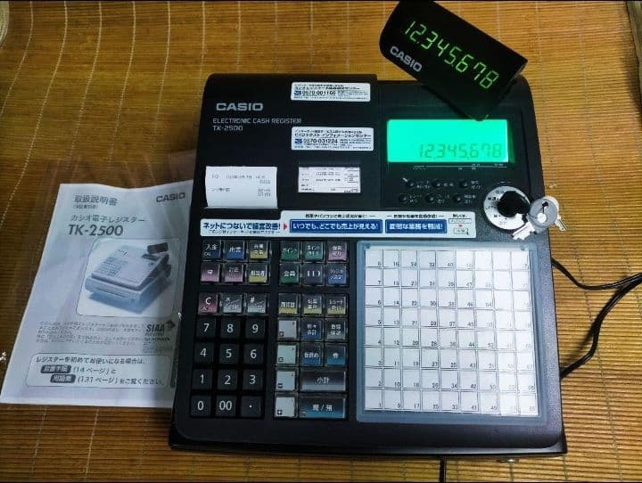 カシオレジスター　TK-2500　設定無料　72タッチ3面　615466