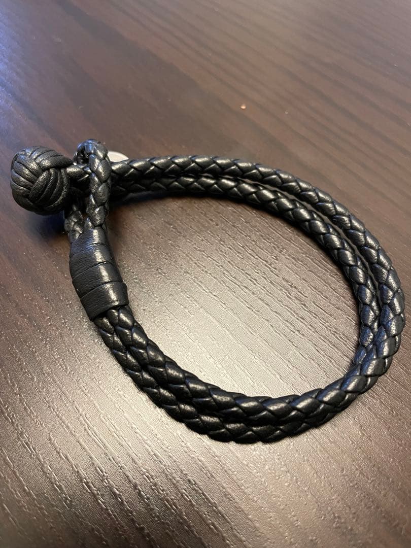 【美品】BOTTEGA VENETA イントレチャートブレスレット