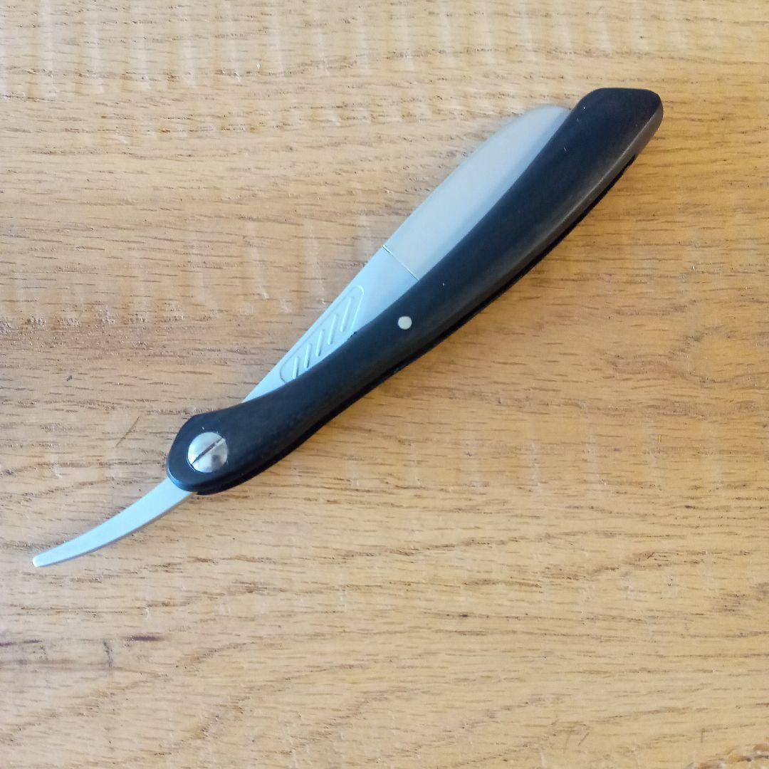 フェザー FEATHER 木製 barber レザー カミソリ 理容 剃刀