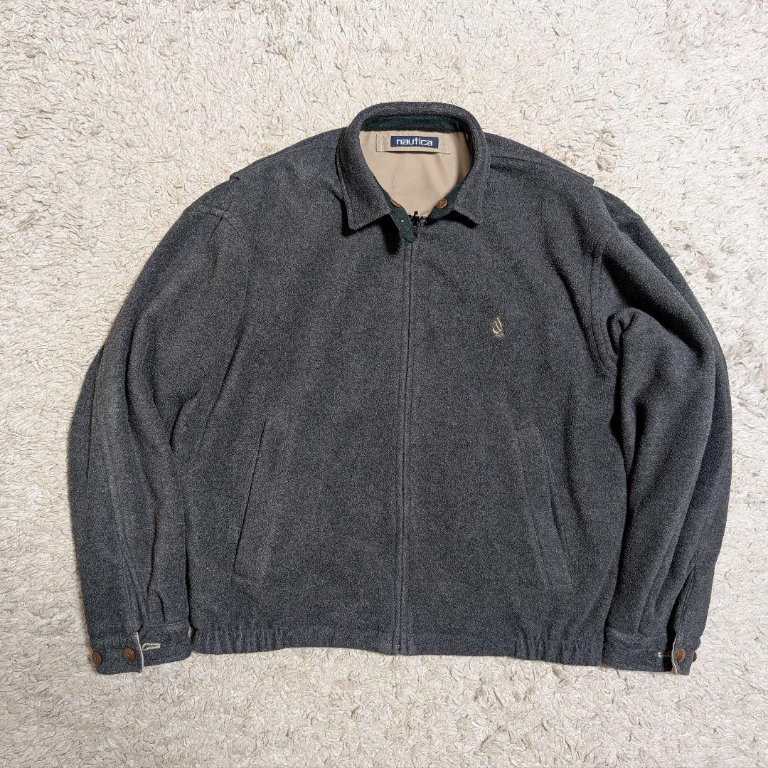 90s nautica ノーティカ リバーシブル スイングトップ ブルゾン Ｍ
