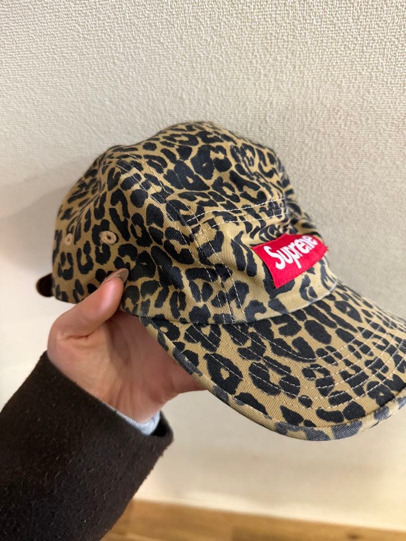 帽子 Supreme leopard 23fw