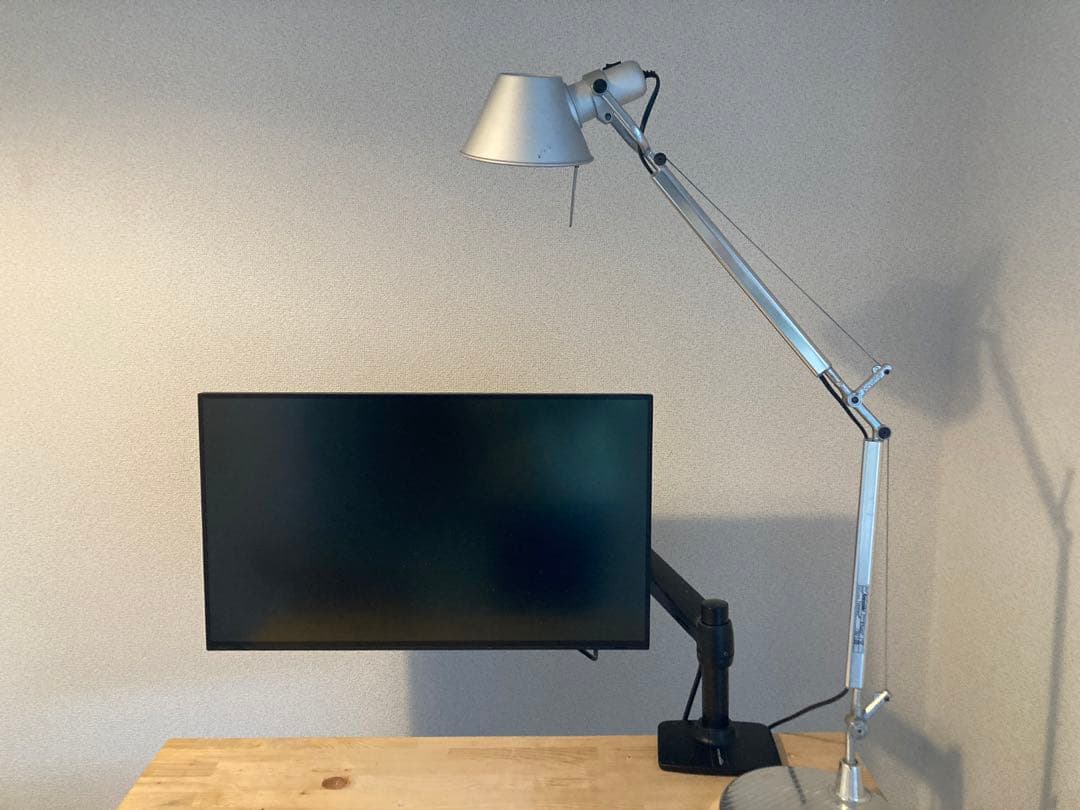 EIZO ブラック ディスプレイ 本体 EV2785 モニターアーム付き