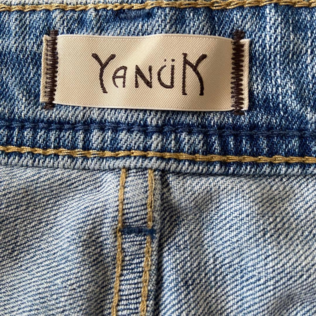 美品　YANUK IENA 別注ヤヌーク ボーイズストレートLEA 25