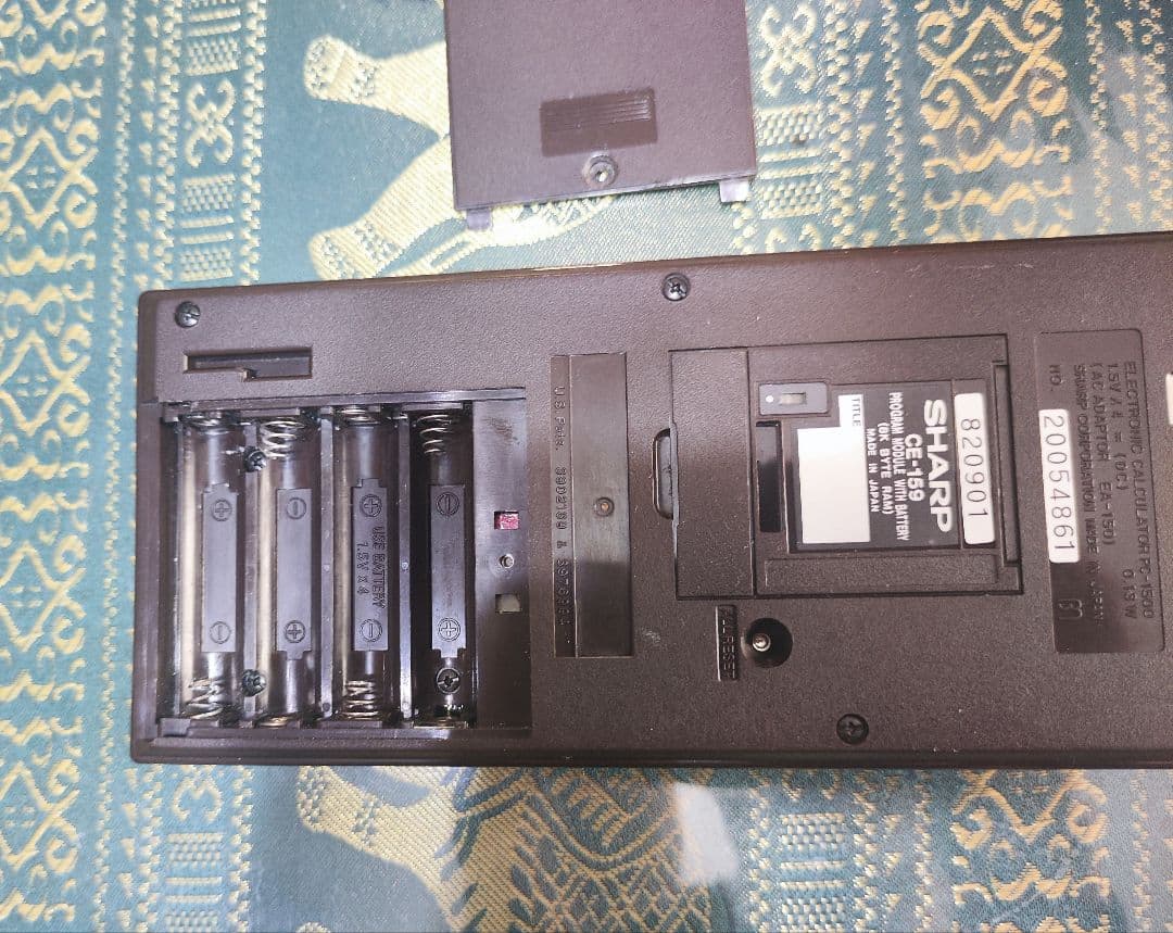 SHARP PC-1500 ポケットコンピュータ 8KB RAM増設版