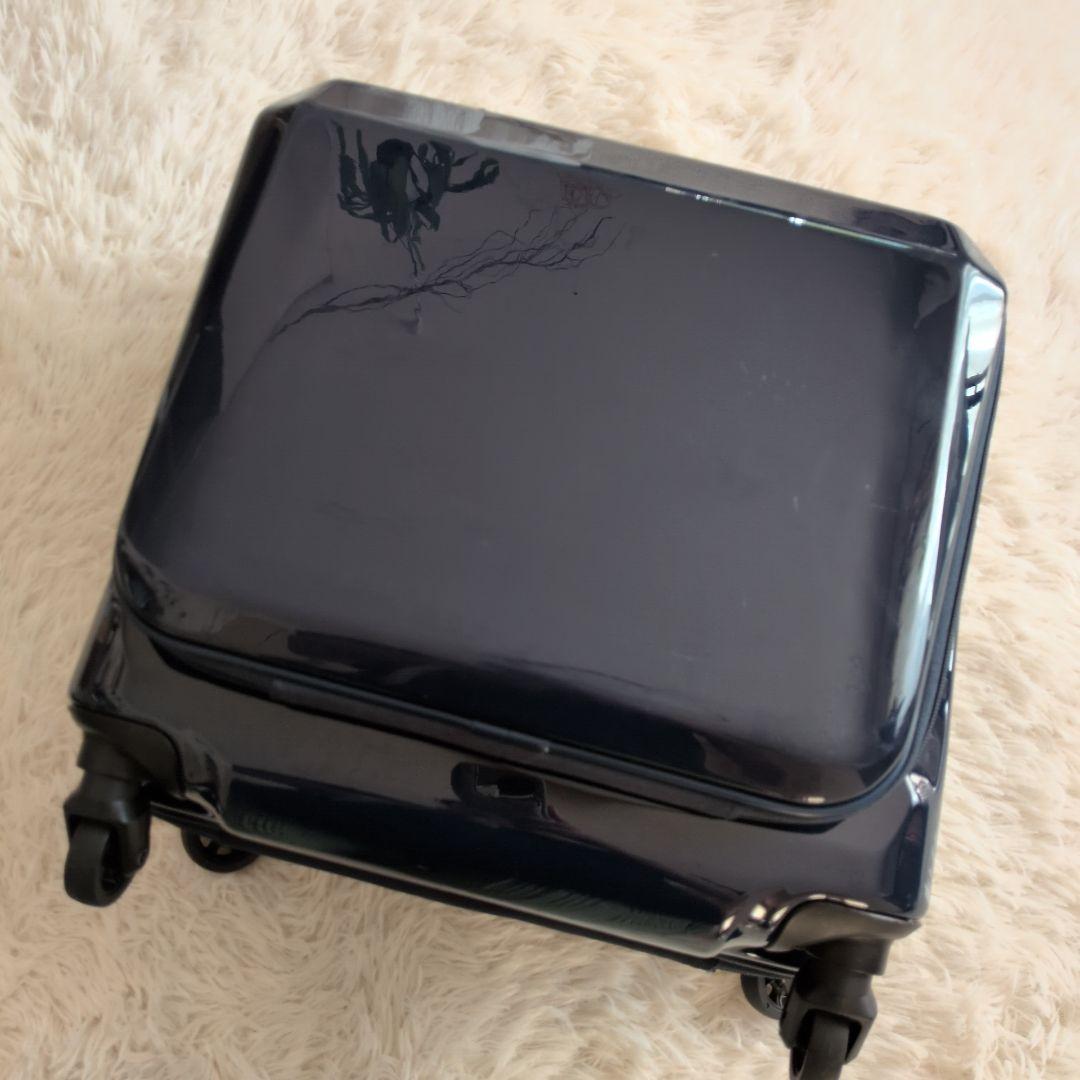 【美品】 エース スーツケース 機内持ち込み可 25L ネイビー スクエア型