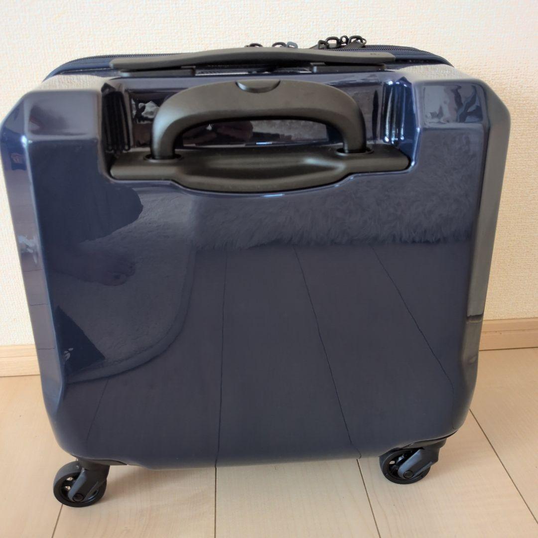 【美品】 エース スーツケース 機内持ち込み可 25L ネイビー スクエア型