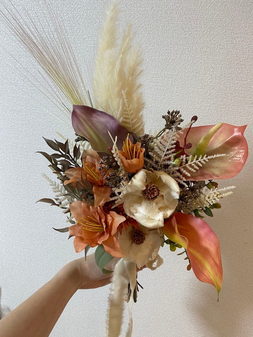 s❣️アーティフィシャルフラワーブーケ　ウェディングブーケ