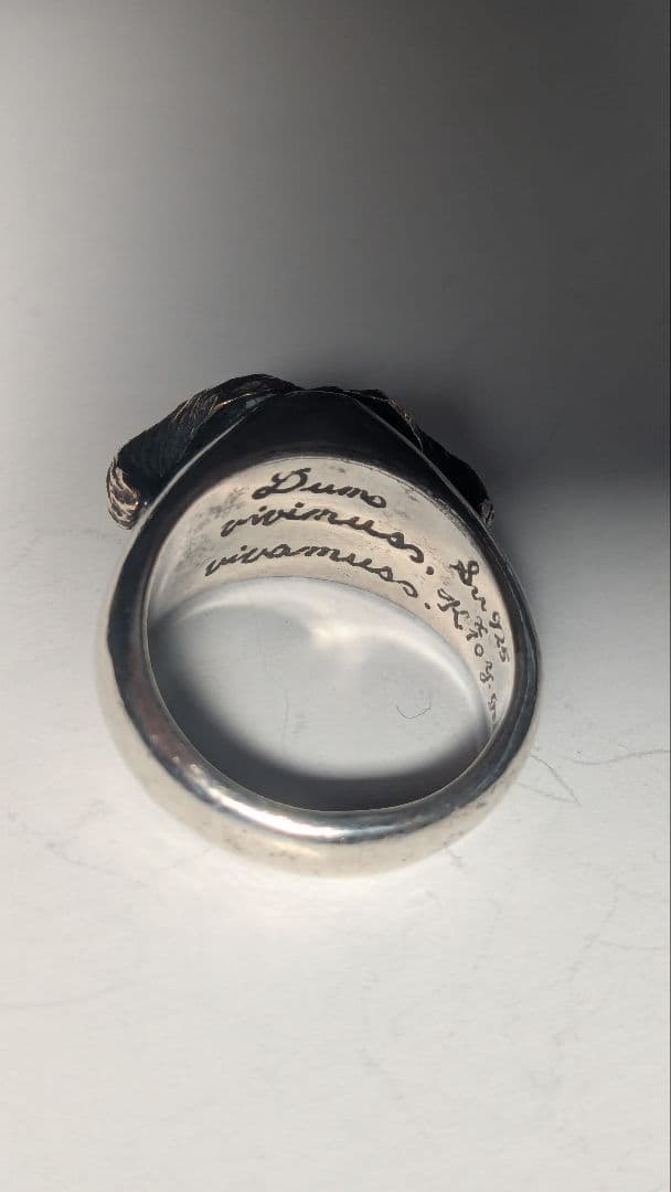 ガルシア 髭リング sv925 k10 サイズ不明　galcia　シルバーリング