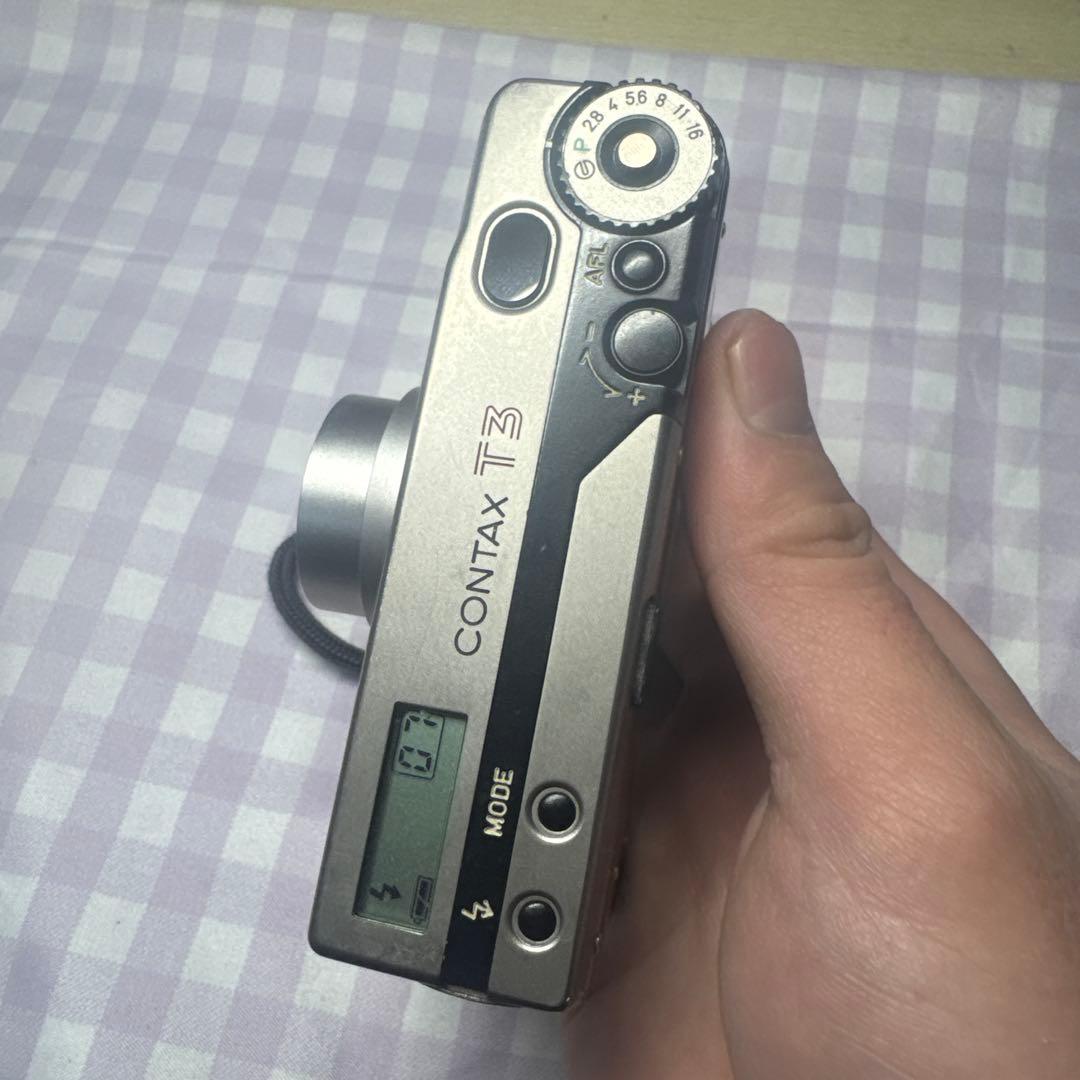 CONTAX T3 コンパクトフィルムカメラ シルバー
